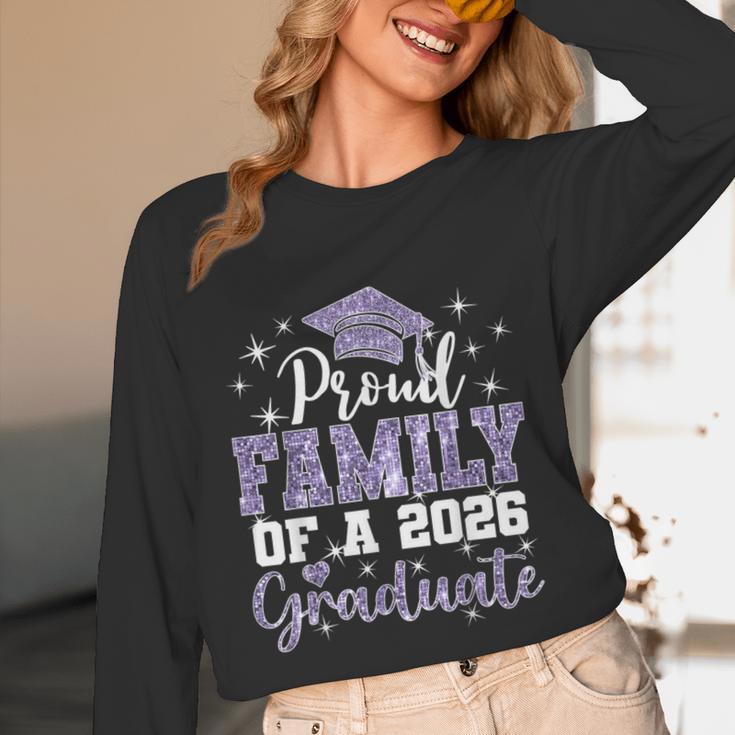 Super Proud Family Of 2026 Graduate Senior Graduation Family Unisex Long Sleeve T-Shirt