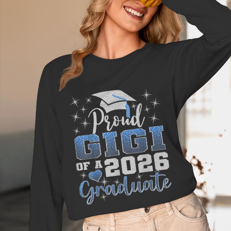 Super Proud Gigi Of 2026 Graduate Senior Graduation Family Unisex Long Sleeve T-Shirt