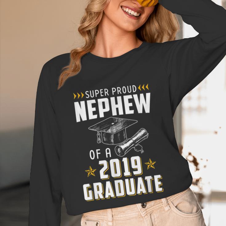 Super Proud Nephew Of A 2019 Graduate Shirt Graduation Unisex Long Sleeve T-Shirt