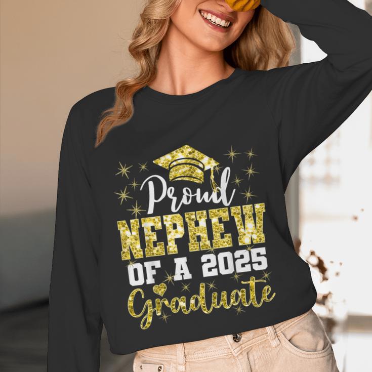 Super Proud Nephew Of 2025 Graduate Senior Graduation Family Unisex Long Sleeve T-Shirt