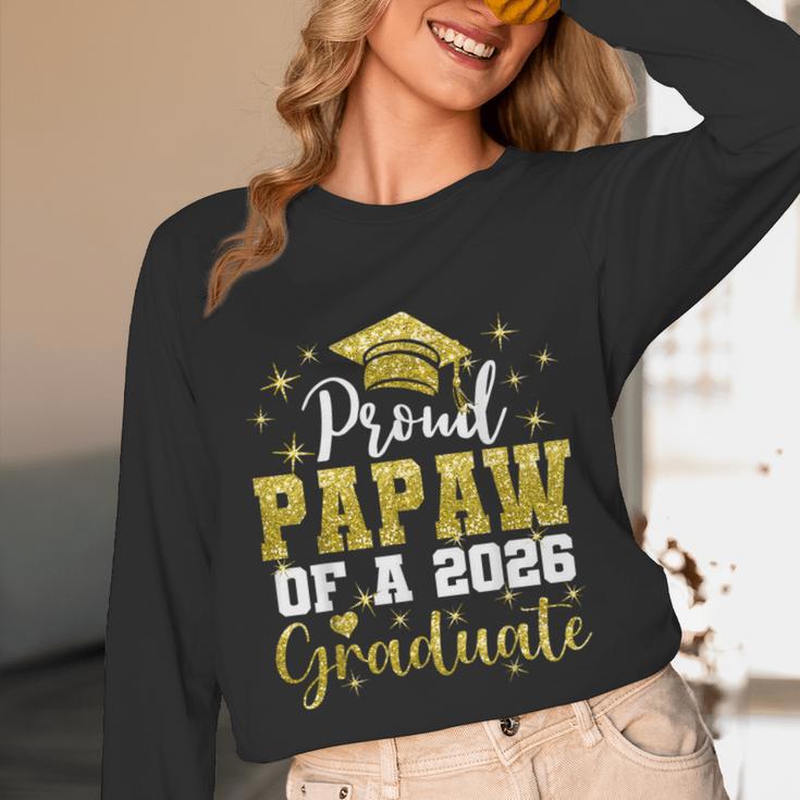Super Proud Papaw Of 2026 Graduate Senior Graduation Family Unisex Long Sleeve T-Shirt