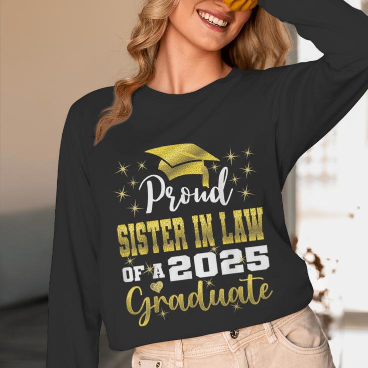 Super Proud Sister In Law Of 2025 Graduate Graduation Family Unisex Long Sleeve T-Shirt