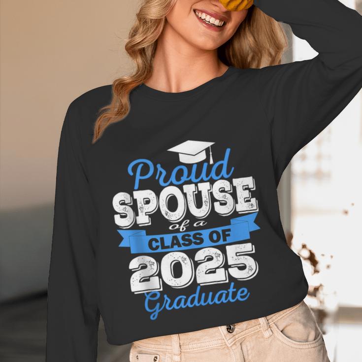 Super Proud Spouse Of 2025 Graduate Senior Graduation Family Unisex Long Sleeve T-Shirt