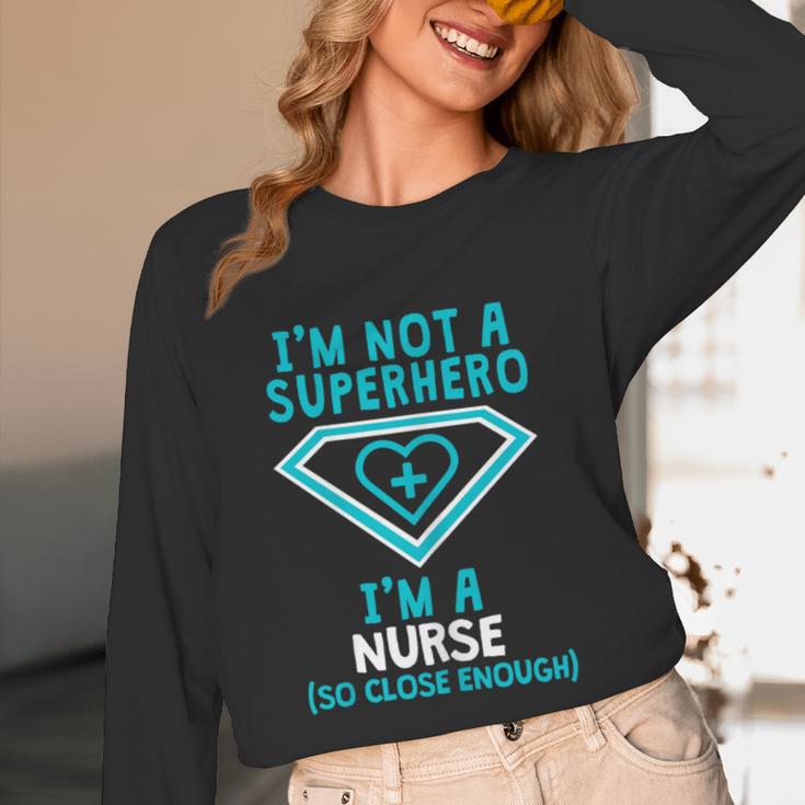 Superhero RN Nurse Shirt Graduation Unisex Long Sleeve T-Shirt