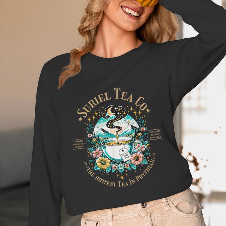 Suriel Tea Spicy Fantasy Romantasy Readers Booktok Bookish Unisex Long Sleeve T-Shirt