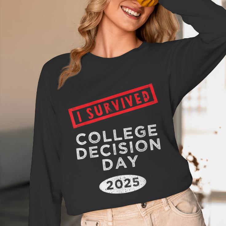 I Survived College Decision Day Graduation Class Of 25 Unisex Long Sleeve T-Shirt