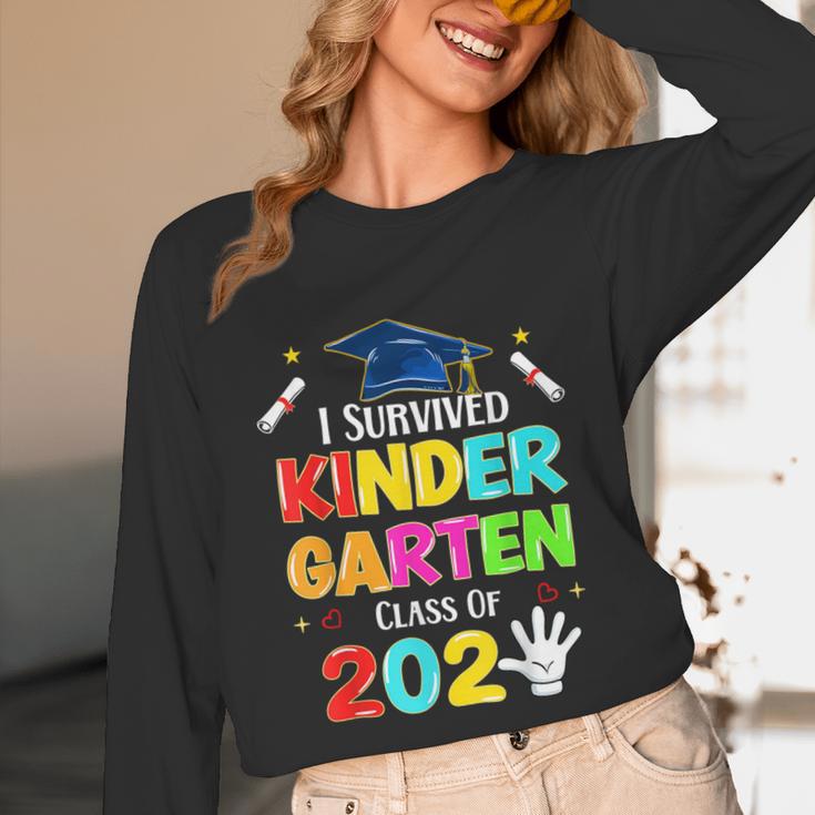 I Survived Kindergarten Graduation 2025 Graduate Boys Girls Unisex Long Sleeve T-Shirt
