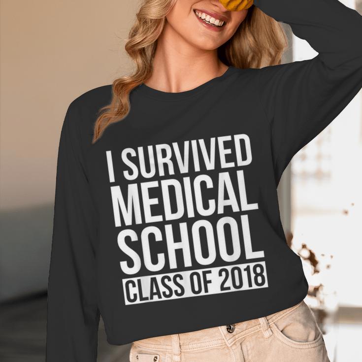 I Survived Medical School Class Of 2018 Graduation Shirt Unisex Long Sleeve T-Shirt