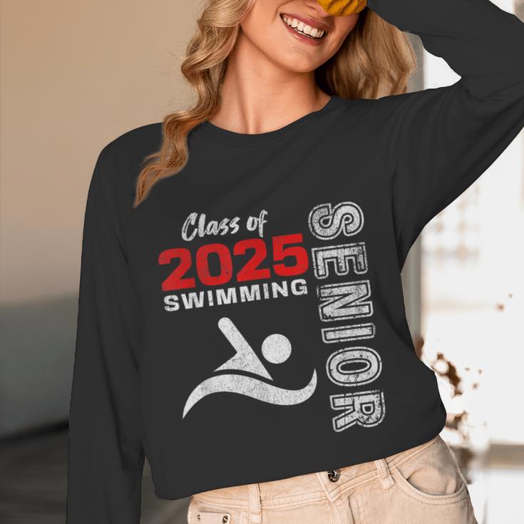 Swimming Team Senior Class Of 2025 Graduation 2025 Unisex Long Sleeve T-Shirt