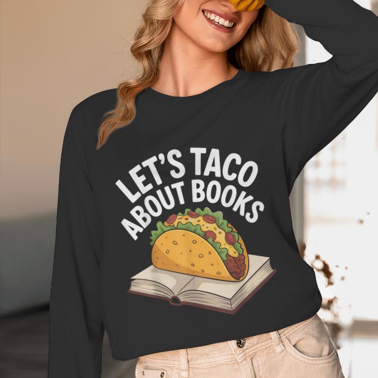 Taco Books Mexican Reading Teacher Book Lovers Bookish Unisex Long Sleeve T-Shirt Taco Books Mexican Reading Teacher Book Lovers Bookish Unisex Long Sleeve T-Shirt