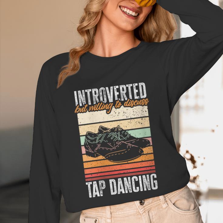 Tap Dancing Introvert Teacher Tap Dancer Tap Dance Unisex Long Sleeve T-Shirt