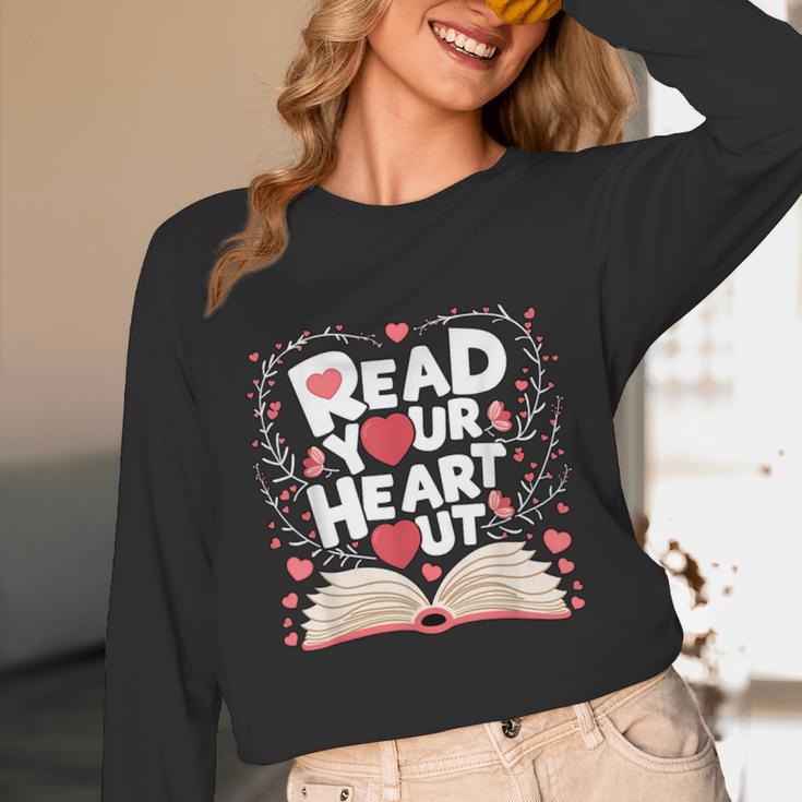 Teach Inspire Grow Everyday Read Your Heart Out Valentine Book-Themed Small Unisex Long Sleeve T-Shirt Teach Inspire Grow Everyday Read Your Heart Out Valentine Book-Themed Small Unisex Long Sleeve T-Shirt