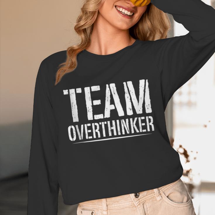 Team Overthinker Introvert Unisex Long Sleeve T-Shirt Team Overthinker Introvert Unisex Long Sleeve T-Shirt