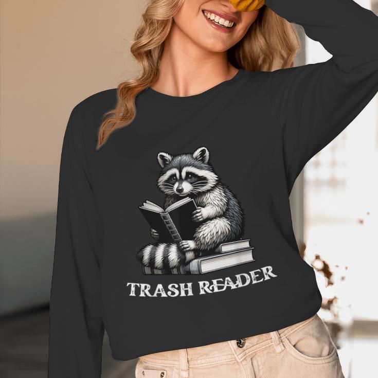 Trash Reader Book Reader Book Lover Book Reader Unisex Long Sleeve T-Shirt