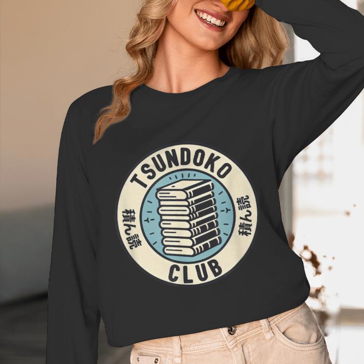 Tsundoku Club Book Lovers Bibliophile Booktok Reading Unisex Long Sleeve T-Shirt Tsundoku Club Book Lovers Bibliophile Booktok Reading Unisex Long Sleeve T-Shirt