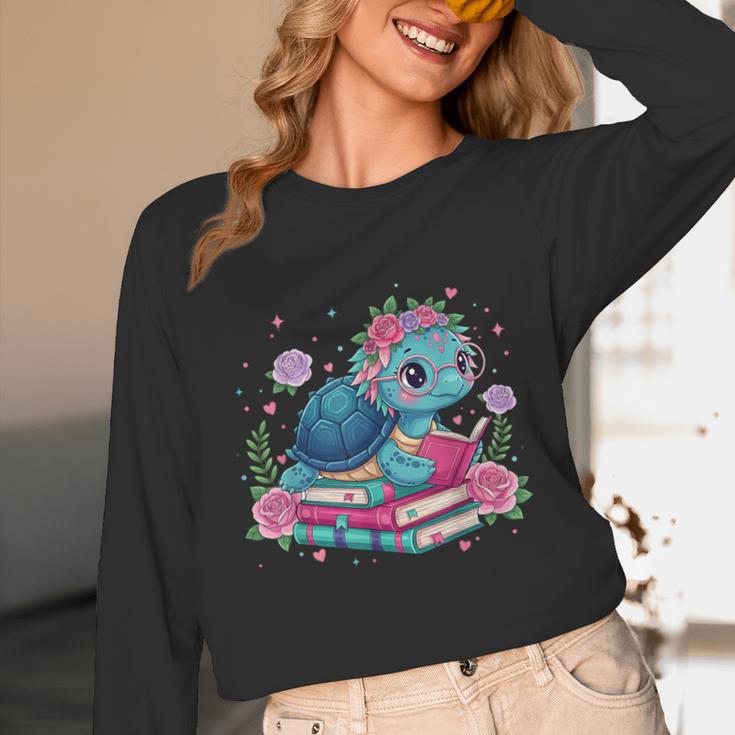 Turtle Bookworm Reading Book Bookworm Book Nerd Cute Graphic Unisex Long Sleeve T-Shirt Turtle Bookworm Reading Book Bookworm Book Nerd Cute Graphic Unisex Long Sleeve T-Shirt