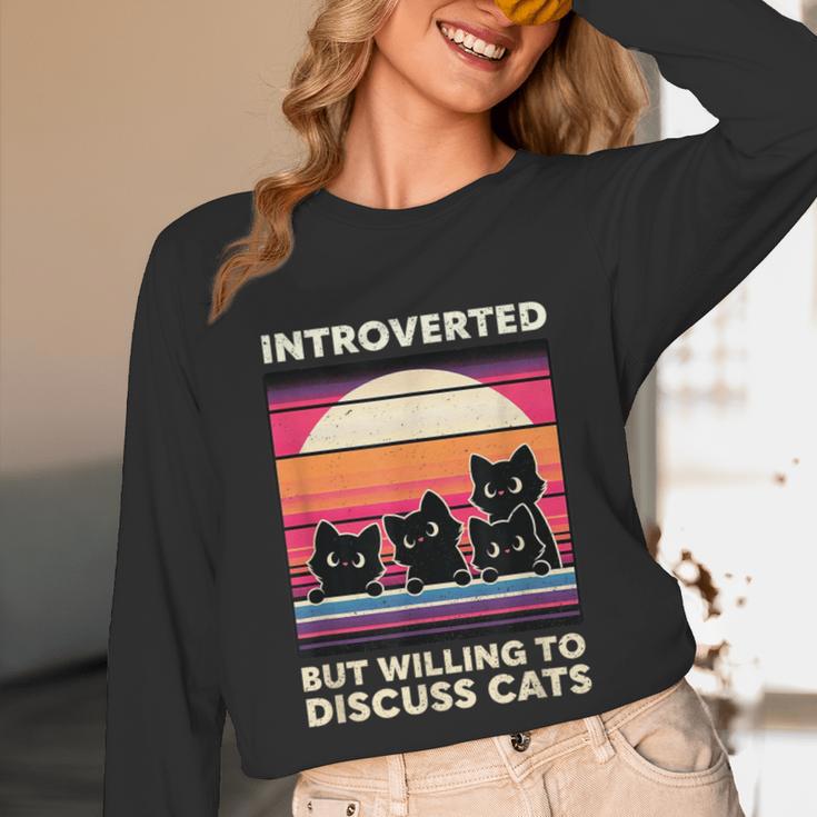 Unique Art For Introverted Cat Fans -Adults Cat Humorous Introvert Small Unisex Long Sleeve T-Shirt Unique Art For Introverted Cat Fans -Adults Cat Humorous Introvert Small Unisex Long Sleeve T-Shirt