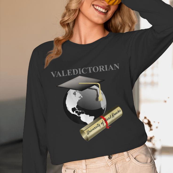 Valedictorian University Of Hard Knocks Graduation Tshirt Unisex Long Sleeve T-Shirt
