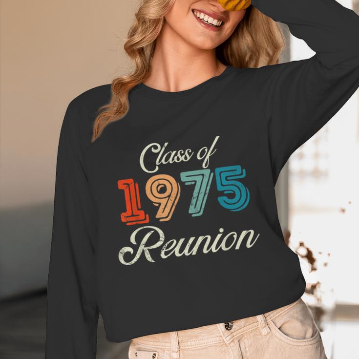 Vintage Class Of 1975 Reunion 50th Graduation Classmate Cool Unisex Long Sleeve T-Shirt