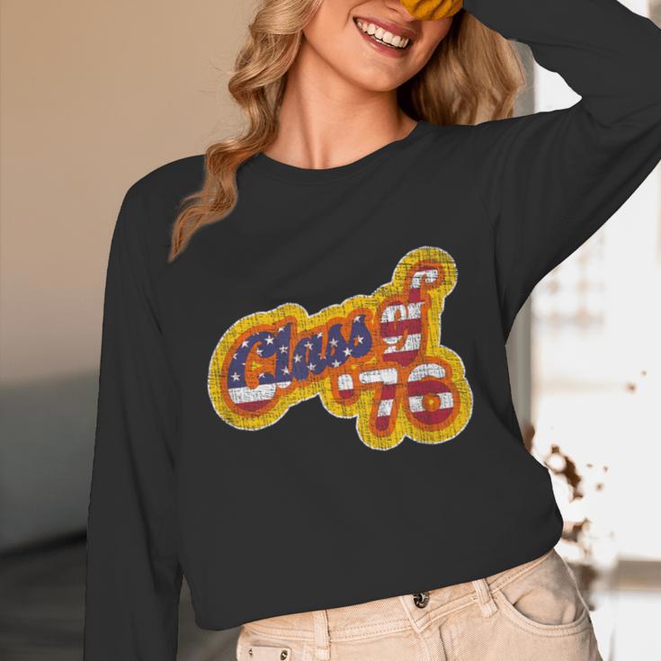 Vintage Class Of 1976 Bicentennial Graduation Year Unisex Long Sleeve T-Shirt