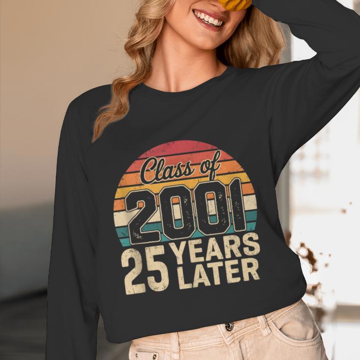 Vintage Class Of 2001 25 Years Later Reunion 25th Graduation Unisex Long Sleeve T-Shirt