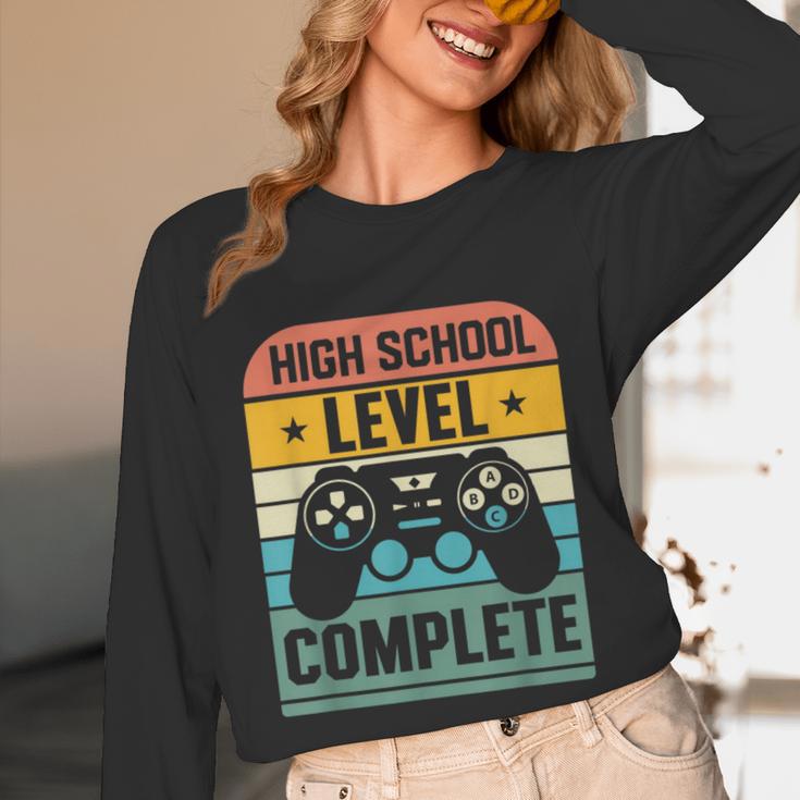 Vintage Class Of 2024 High School Graduation Student Unisex Long Sleeve T-Shirt