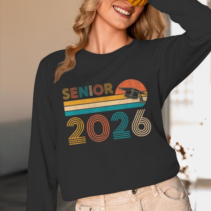 Vintage Senior 2026 Graduate Class Of 2026 Graduation Grad Unisex Long Sleeve T-Shirt