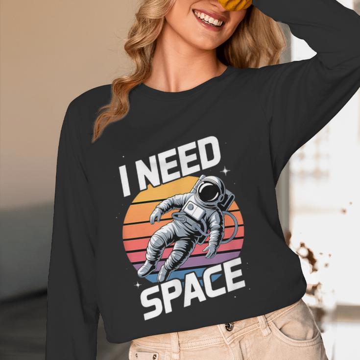 Vintage Space For Introverts I Need Space Unisex Long Sleeve T-Shirt Vintage Space For Introverts I Need Space Unisex Long Sleeve T-Shirt