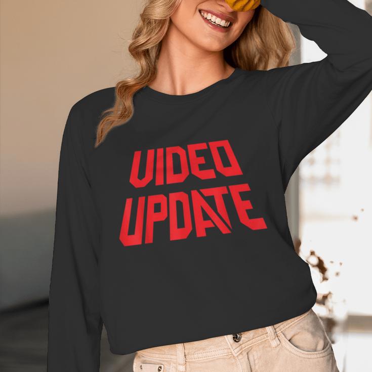 Vintage Video Update – 90s VHS Rental Nostalgia Minnesota Unisex Long Sleeve T-Shirt