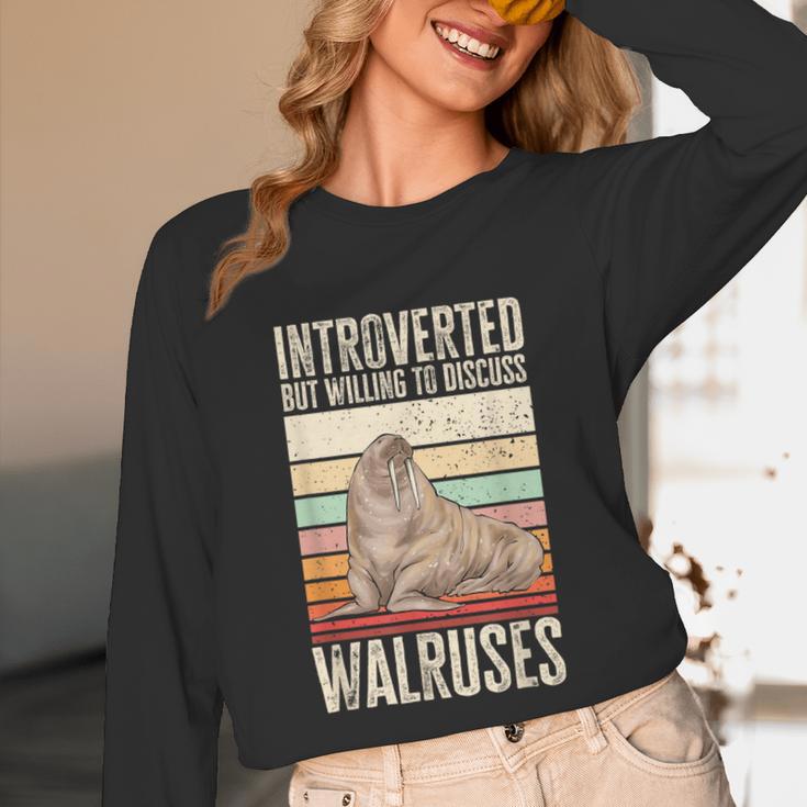 Walrus Lover Introvert Walrus Unisex Long Sleeve T-Shirt Walrus Lover Introvert Walrus Unisex Long Sleeve T-Shirt