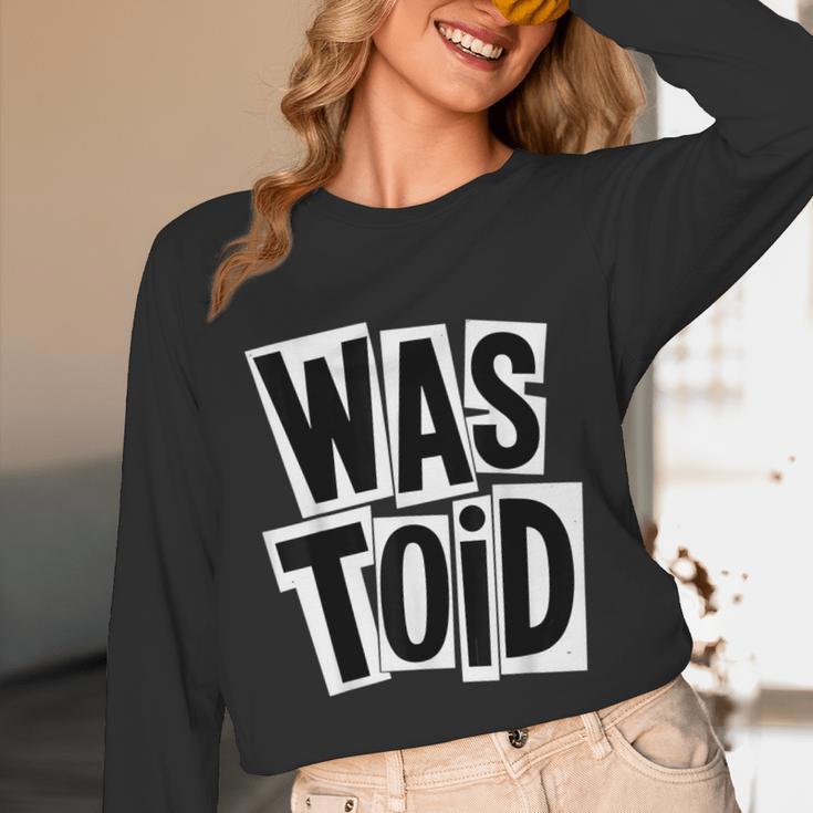 Wastoid 80s Slang Retro Teen Quote Gen X Nostalgia Unisex Long Sleeve T-Shirt Wastoid 80s Slang Retro Teen Quote Gen X Nostalgia Unisex Long Sleeve T-Shirt