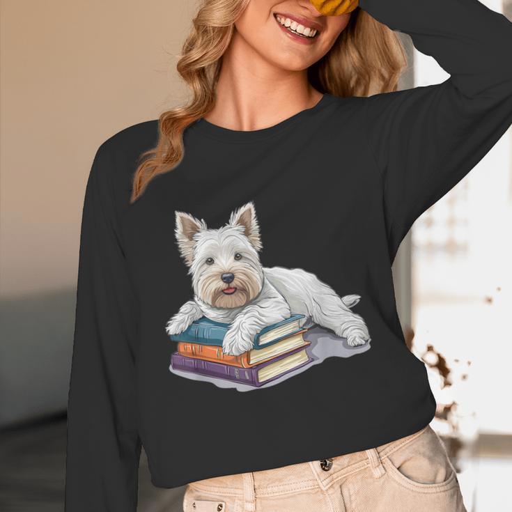 West Highland Terrier Books Dog Breed Westie Unisex Long Sleeve T-Shirt