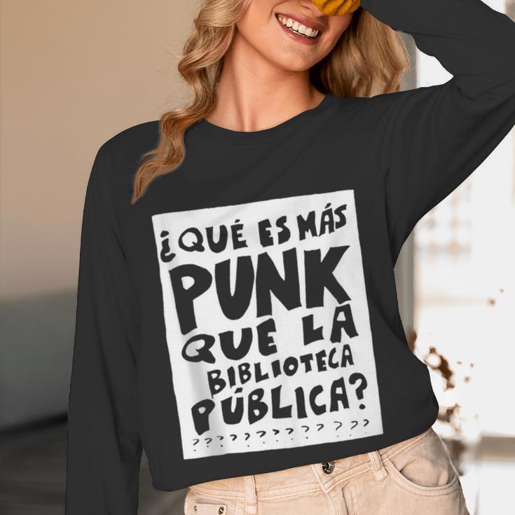 What's More Punk Than The Public Library Book Lover Unisex Long Sleeve T-Shirt What's More Punk Than The Public Library Book Lover Unisex Long Sleeve T-Shirt