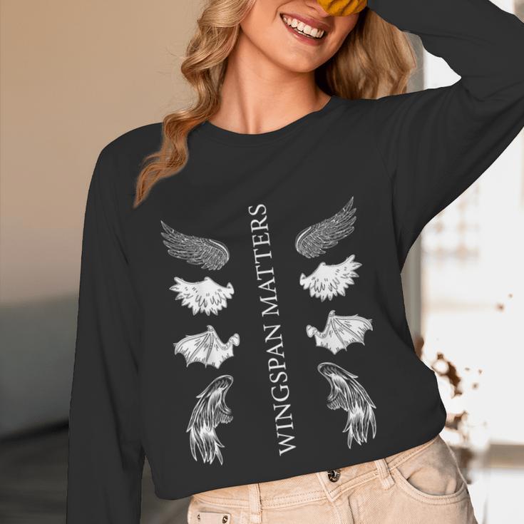 Wingspan Matters For Book Lover Unisex Long Sleeve T-Shirt