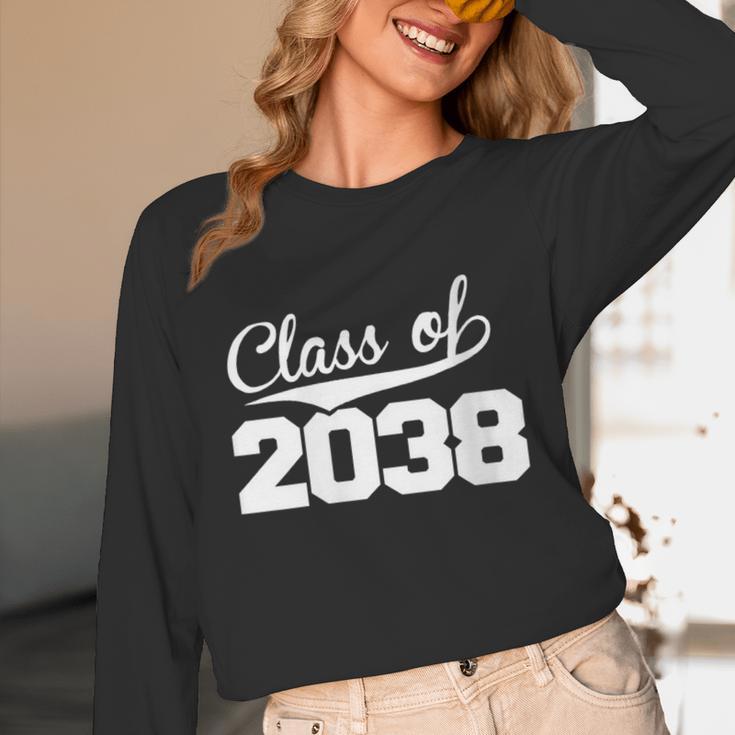 Women's Class Of 2038 Kid Adult Future Year Kindergarten Graduation Unisex Long Sleeve T-Shirt