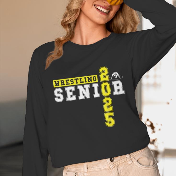 Wrestling Senior Night Wrestling Senior 2025 Graduation 22 Unisex Long Sleeve T-Shirt