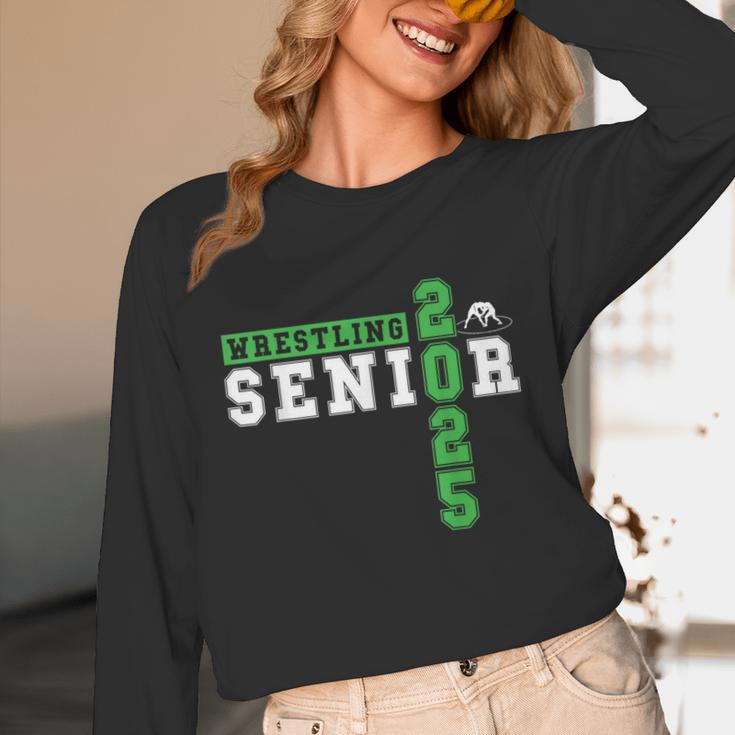 Wrestling Senior Night Wrestling Senior 2025 Graduation 34 Unisex Long Sleeve T-Shirt