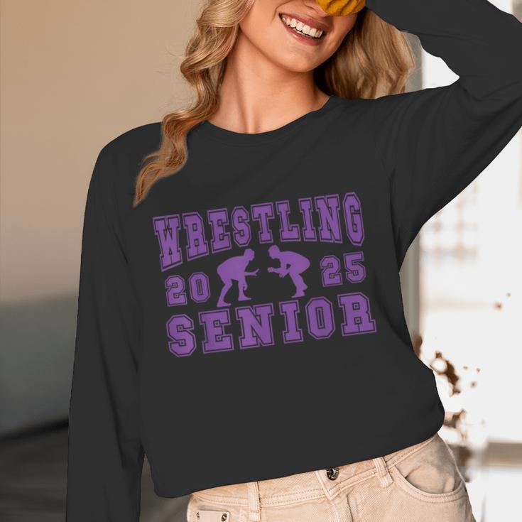 Wrestling Senior Night Wrestling Senior 2025 Graduation 49 Unisex Long Sleeve T-Shirt