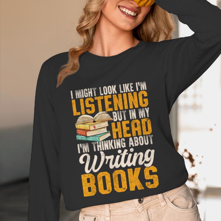 Writer Book Published Author Writers Men Women Unisex Long Sleeve T-Shirt Writer Book Published Author Writers Men Women Unisex Long Sleeve T-Shirt