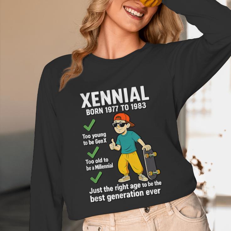 Xennial Born 1977 To 1983 Nostalgia Unisex Long Sleeve T-Shirt