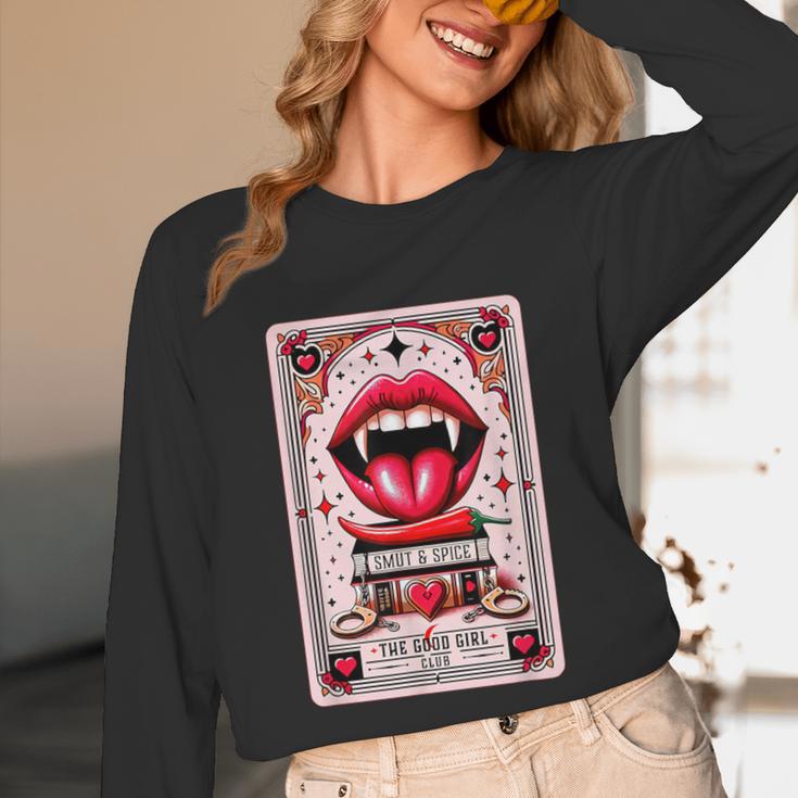Yes Sir The Good-Girl The Good-Girl Tarot Card Smut Book Unisex Long Sleeve T-Shirt