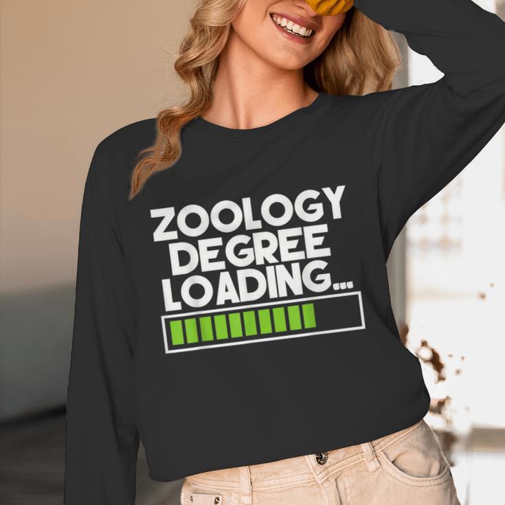 Zoology Degree Loading Zoologist Graduation Student Tee Unisex Long Sleeve T-Shirt