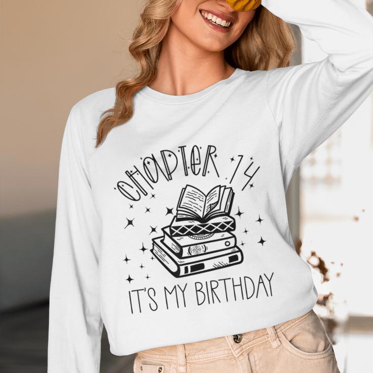 14th Birthday Girls Chapter 14 Its My Birthday Book Lover Unisex Long Sleeve T-Shirt