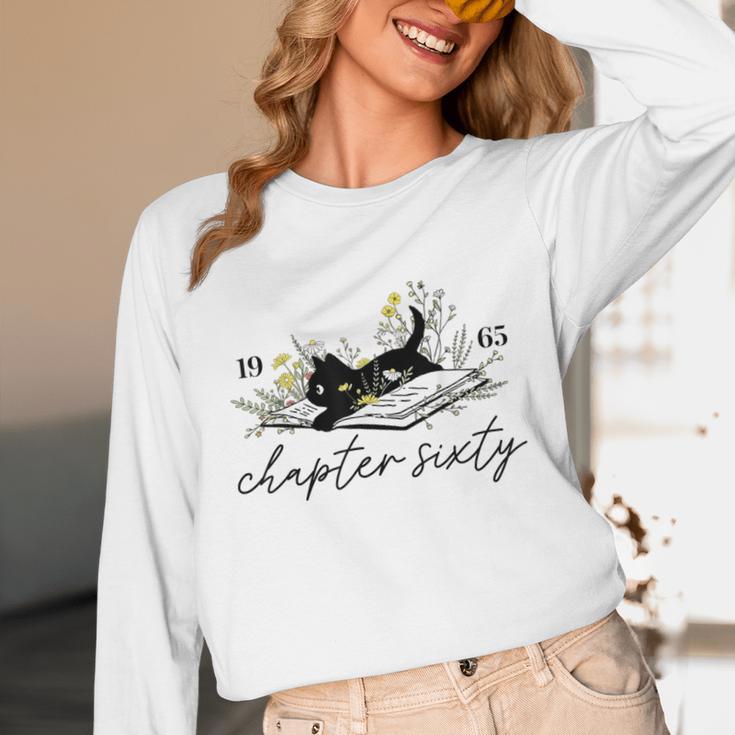 1965 Chapter Sixty Book Cat Lover 60th Birthday For Men Women Unisex Long Sleeve T-Shirt 1965 Chapter Sixty Book Cat Lover 60th Birthday For Men Women Unisex Long Sleeve T-Shirt
