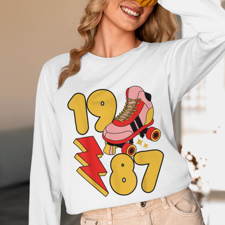 1987 Retro Roller Skate Vintage 80s Nostalgia Collector Unisex Long Sleeve T-Shirt