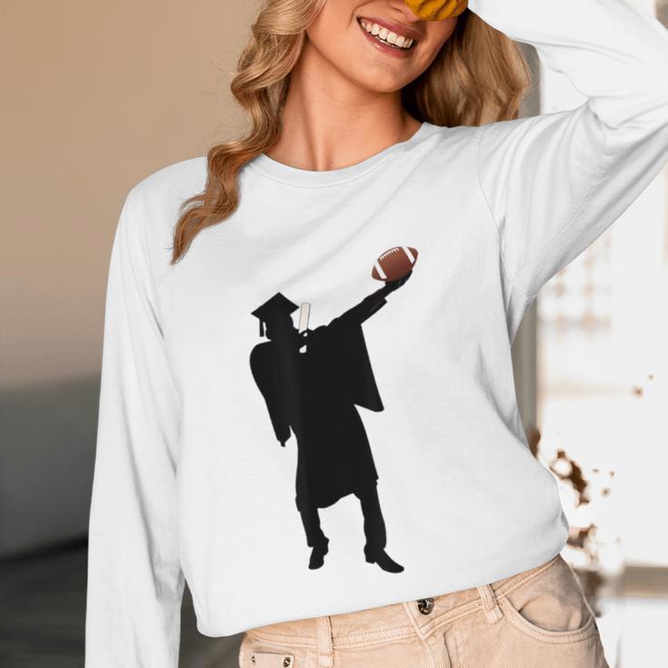 2019 Football Graduation Dab Shirt- Dabbing Graduate Unisex Long Sleeve T-Shirt