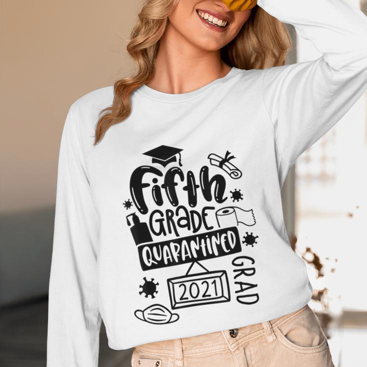 5th Grade Graduate 2021 Graduate Quarantine Fifth Graduation Unisex Long Sleeve T-Shirt