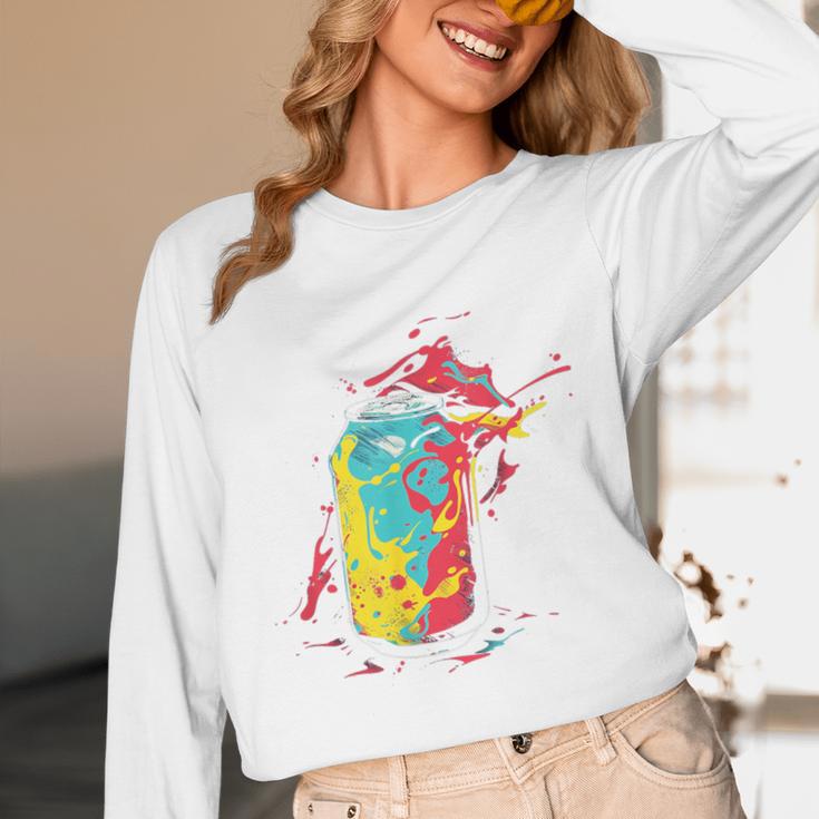 80s Nostalgia Soda Can Unisex Long Sleeve T-Shirt