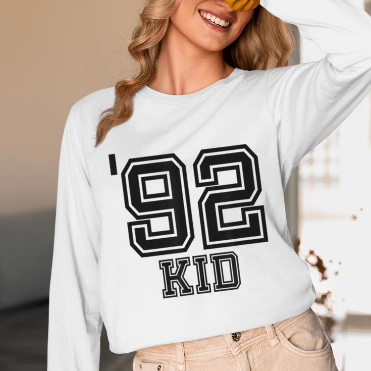 '92 Kid Perfect Vintage Retro Nostalgia Gear For Year 1992 Unisex Long Sleeve T-Shirt '92 Kid Perfect Vintage Retro Nostalgia Gear For Year 1992 Unisex Long Sleeve T-Shirt