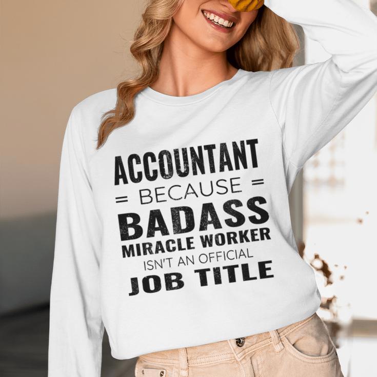 Accountant Graduation Future Accountant Men Women Unisex Long Sleeve T-Shirt